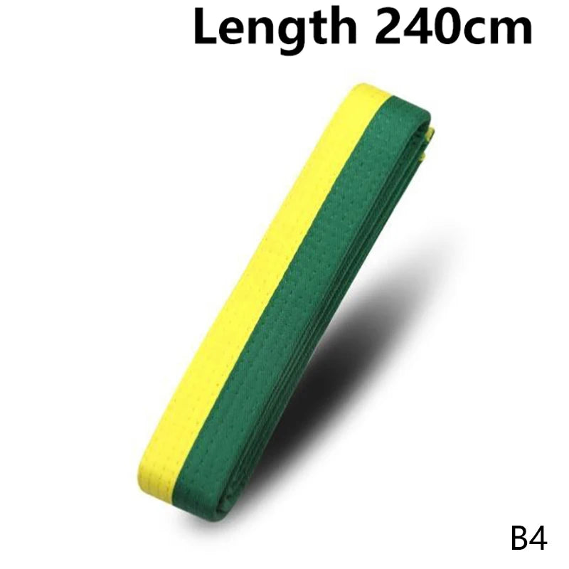 Taekwondo Colored Ranking Belts Cotton Martial Arts Judo Karate TKD Qme B5