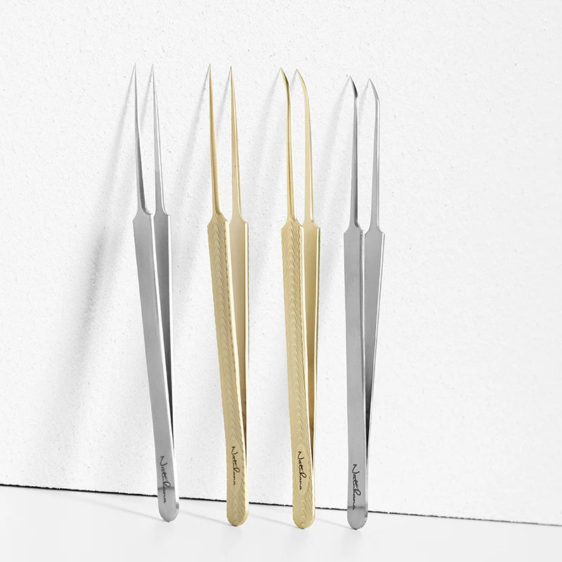 NATUHANA Professional Eyelash Extension Tweezers Precision Qme