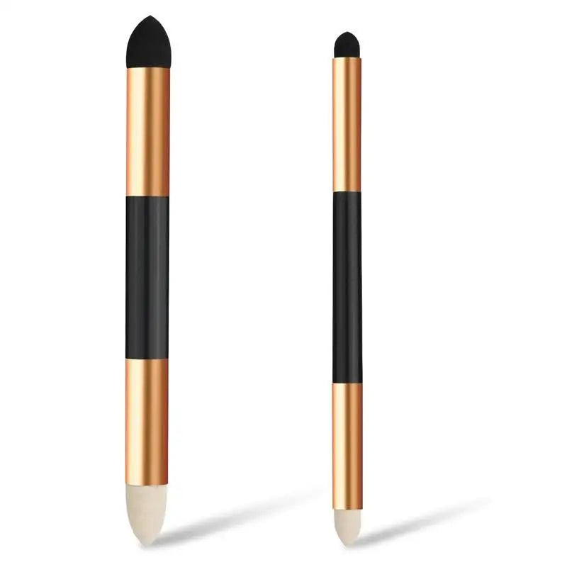 Dual Tip Art Sponge Pens Easy Coloring Pastel Stumps Non-smudge Foam Qme 2PCS Gold