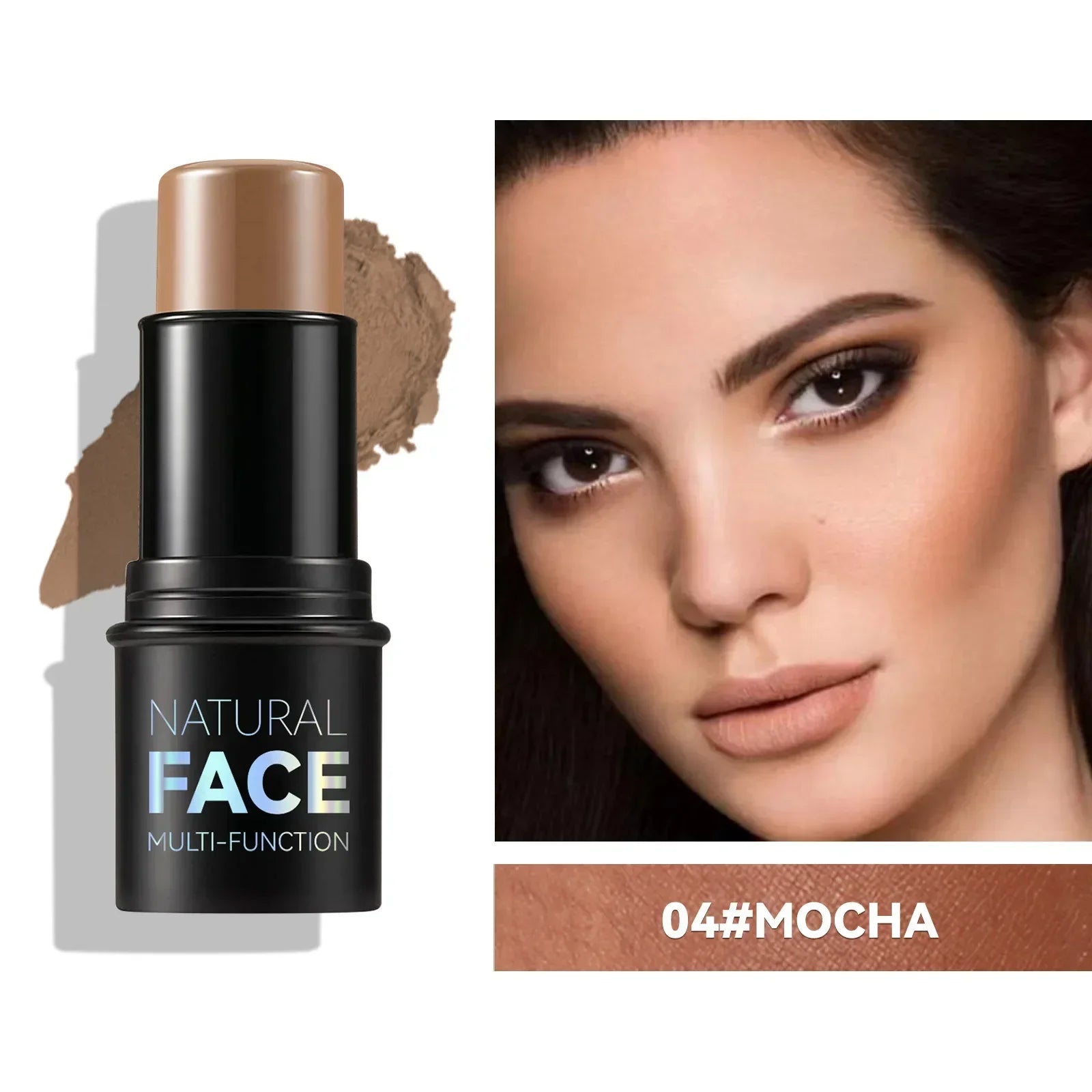 Makeup Face Contouring Bronzer Stick Multifunctional Highlighter Qme 04
