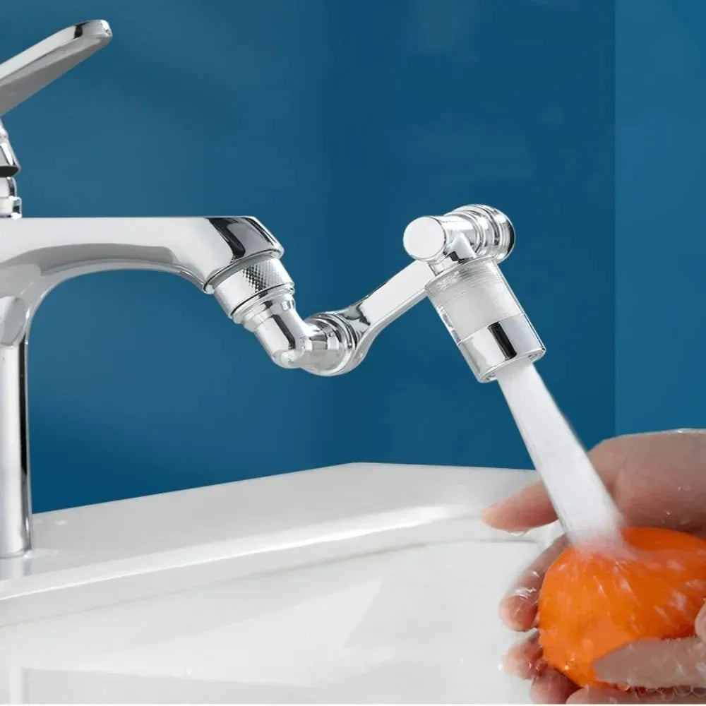 1080 ° Rotating Faucet Extender Detachable Filter Element Bathroom Faucet Splash Proof Extension Aerator Bathroom Accessories Qme