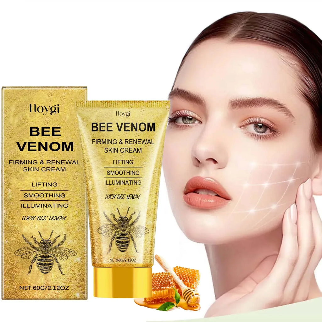 Bee Venom Face Cream Firming Lifting Fade Fine Line Improve Sagging Skin Smoothing Brightening Nourishing Facial Skin Care Qme