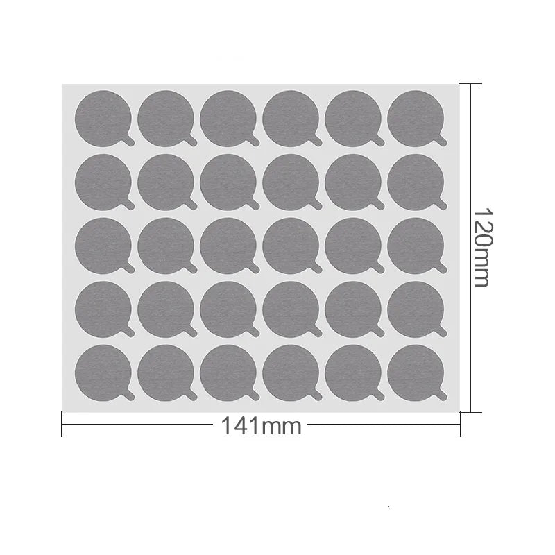 Disposable Eyelash Glue Holder Foil Pallet Extension Pads Lashes Qme