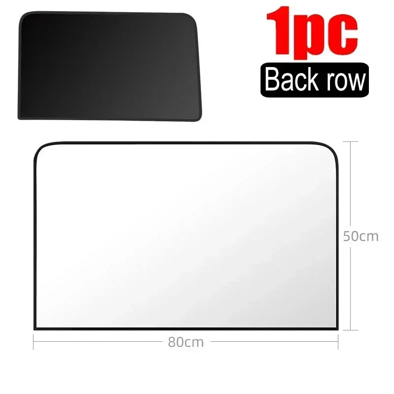2025 Magnetic Car Sunshade Cover Summer UV Protection Side Rear Window Curtain Black Mesh Sun Shade Cover Auto Car Accessories Qme 1pc Backrow