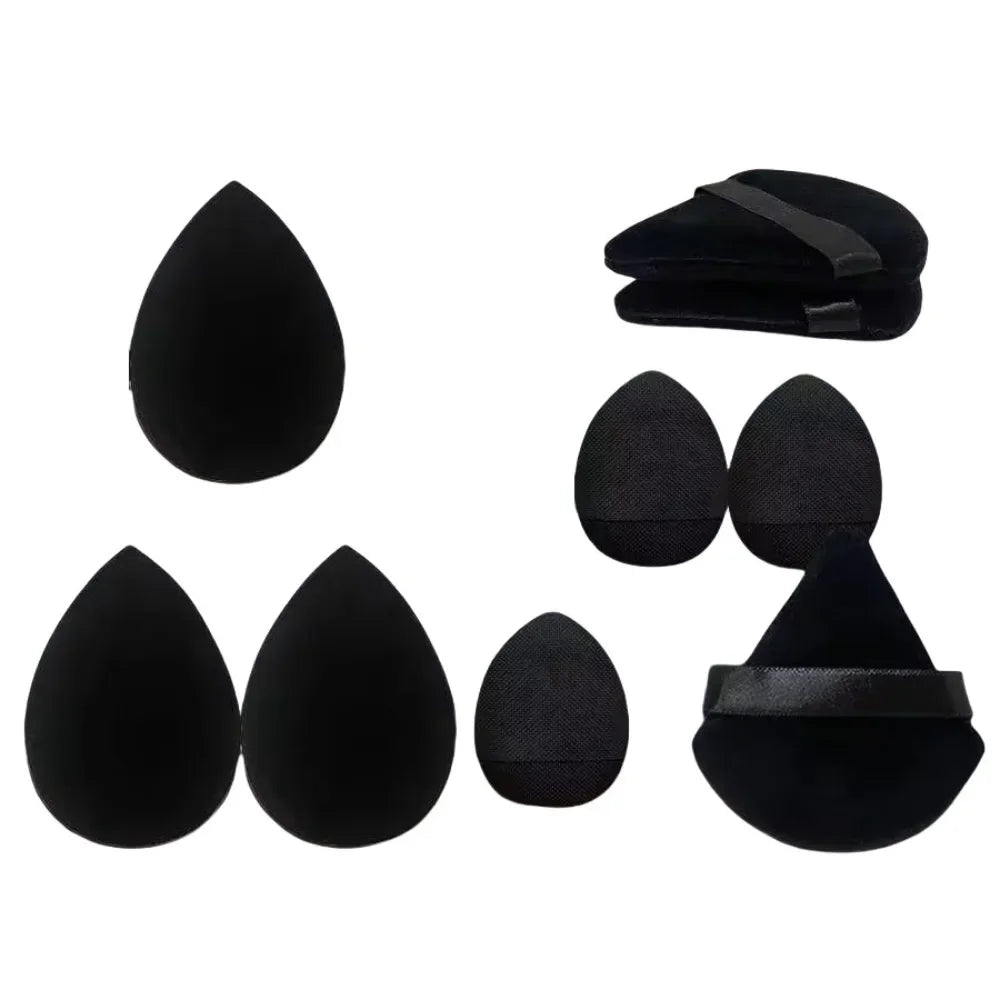 Makeup Sponge Dual Use Contour Highlight Liquid Cream Powder All Skin Qme Black