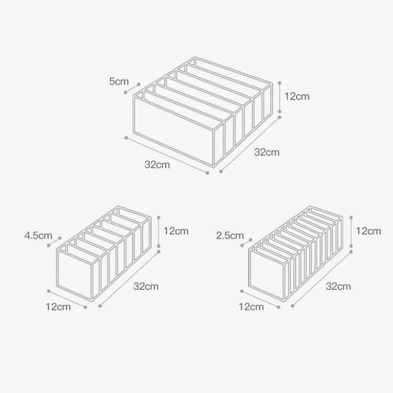 Home Mesh Sock Organizer Box Wardrobe Dormitory Storage Bag 11 7 6 Qme