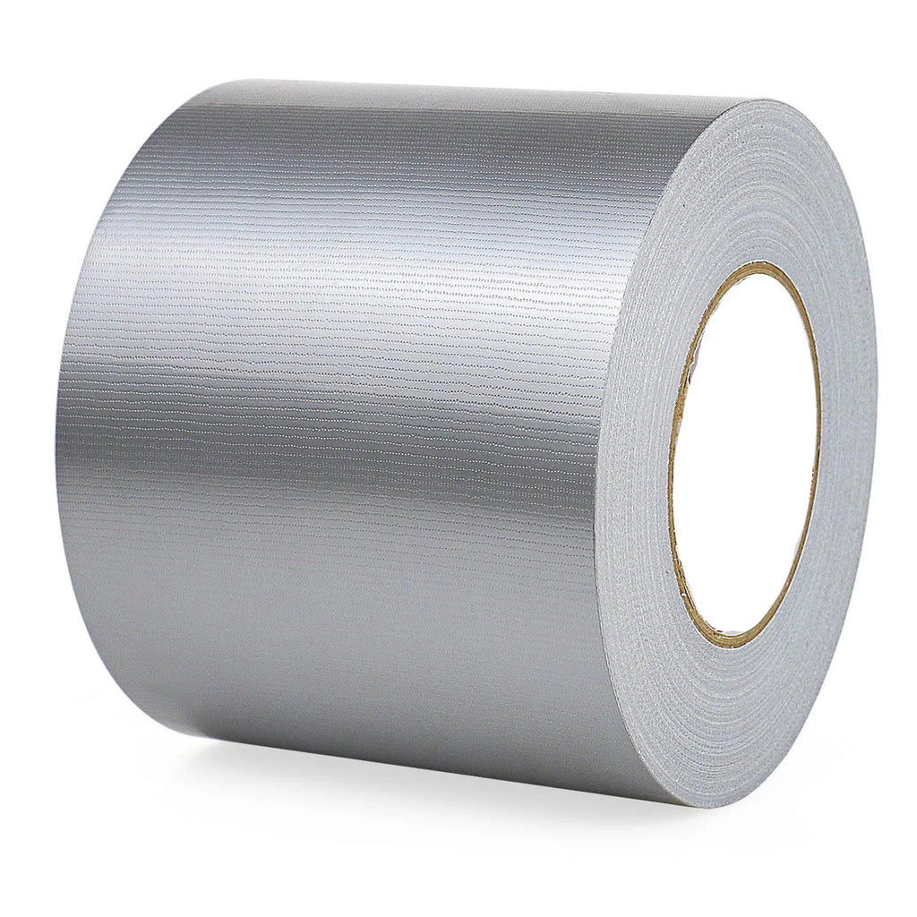 Silver Duct Tape, Industrial Grade Heavy-Duty Waterproof Strong, Flexible, No Residue, for Crafts & Home Improvement Qme Silver 15M 60mm