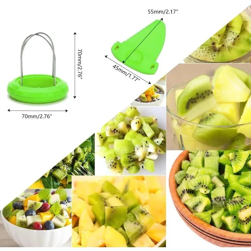 Creative Stainless Steel Kiwi Peeler Fast Fruit Peel Splitting Tool Qme