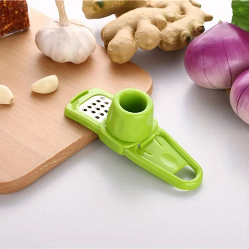 1pc Garlic Ginger Presses Manual Multi-functional Ginger Cutter Plastic Kitchen Grater Grinder Grinding Tool Qme