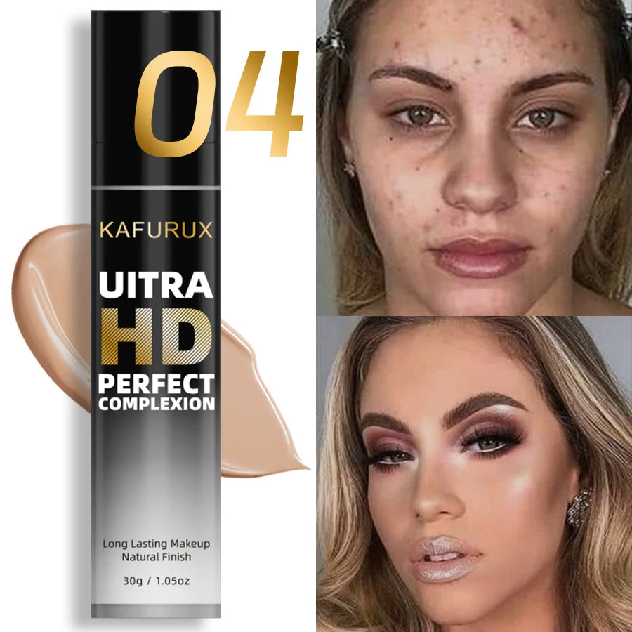 8-Color Face Foundation Cream Oil-control Matte Concealer Waterproof Qme 04