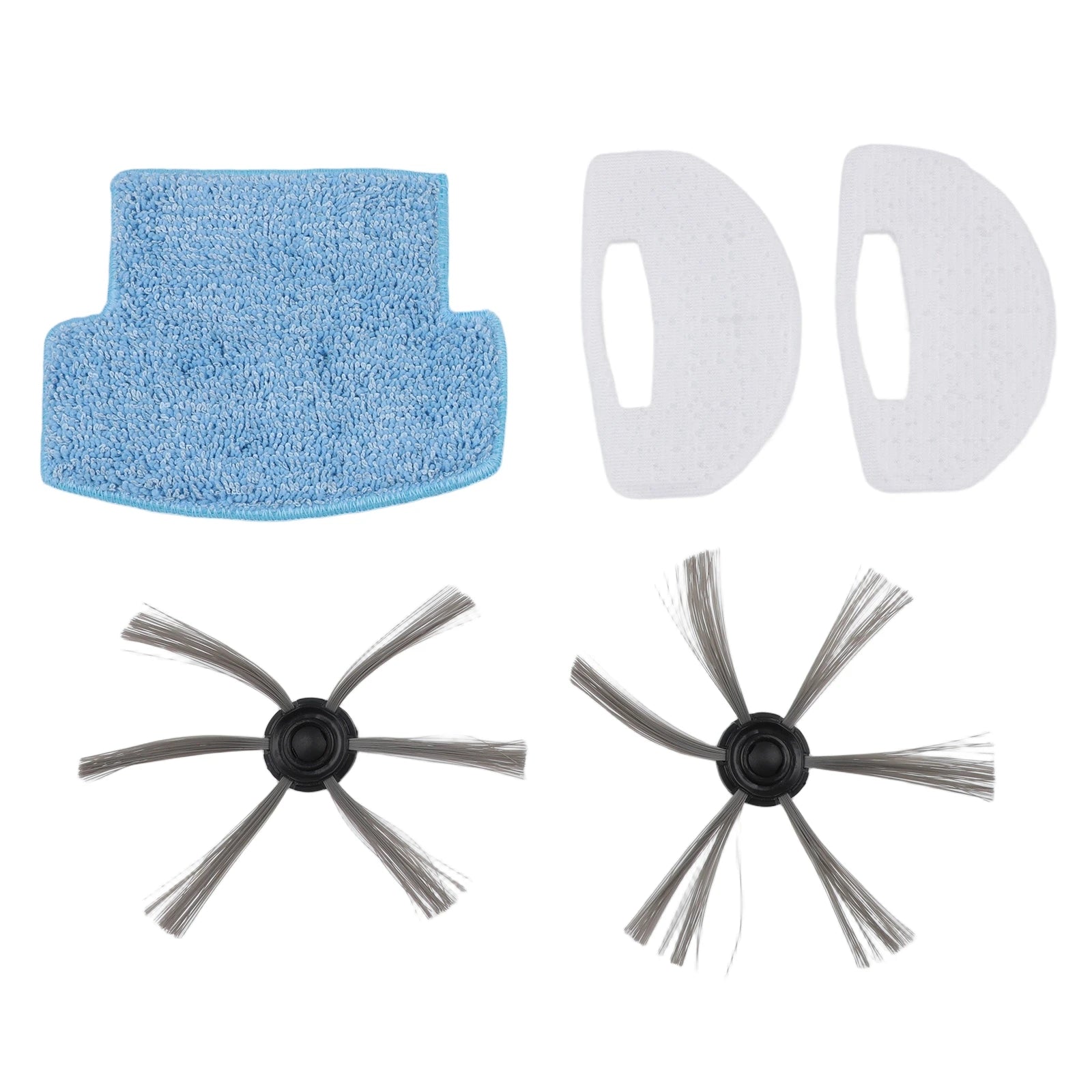 1 Set Side Brush Filter Mop Cloth Kit For WAP For W90 W95 W96 For ROBO VACUUM Cleaner Accessories Replacement Part Qme Default Title