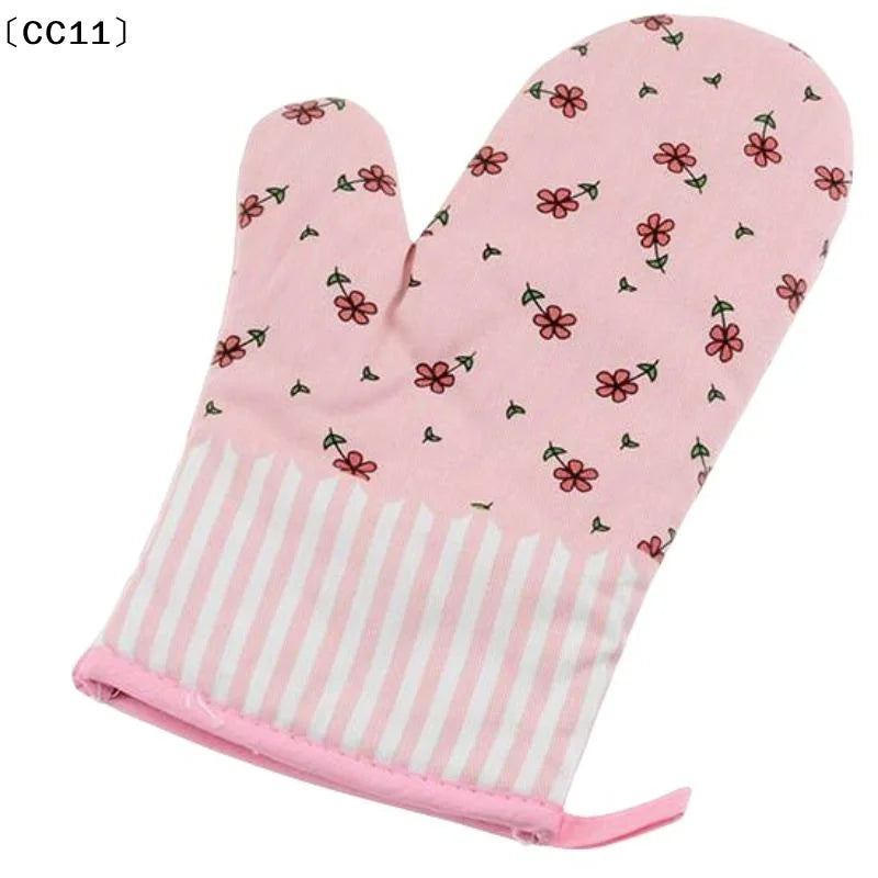 Microwave Heat-resistant Thickened Gloves Used Kitchen Baking Oven Qme