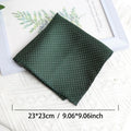 New Tie Set Fashion Wholesale Bright Green Bowtie Male Formal Necktie Cravat Cufflinks Set for Men Party Wedding Accessories Qme C