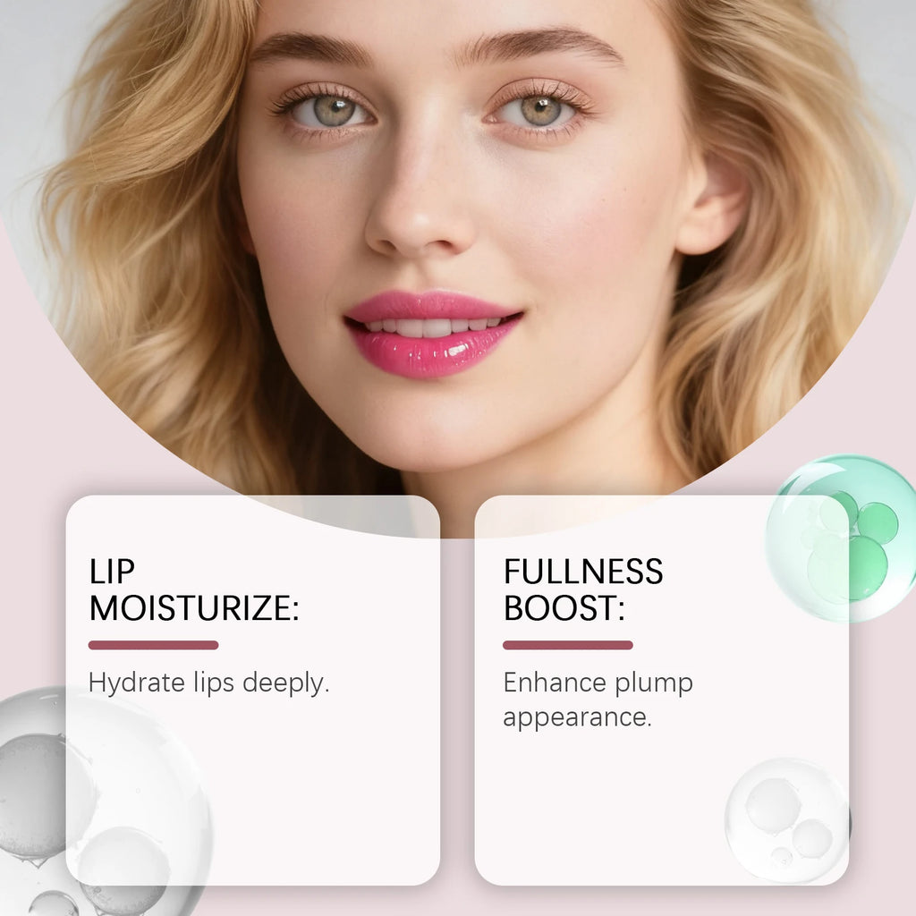 Hydrating Lip Serum Brightening Plumping Glossy Anti-Dryness Moisturizing Softening Smoothing Color Lips Cream All Day Comfort Qme