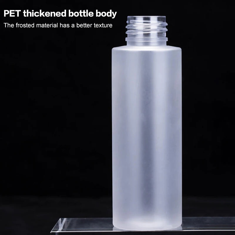 Flat-shoulder Lotion Bottles Empty Pump Dispensers Travel Cosmetic Use Qme