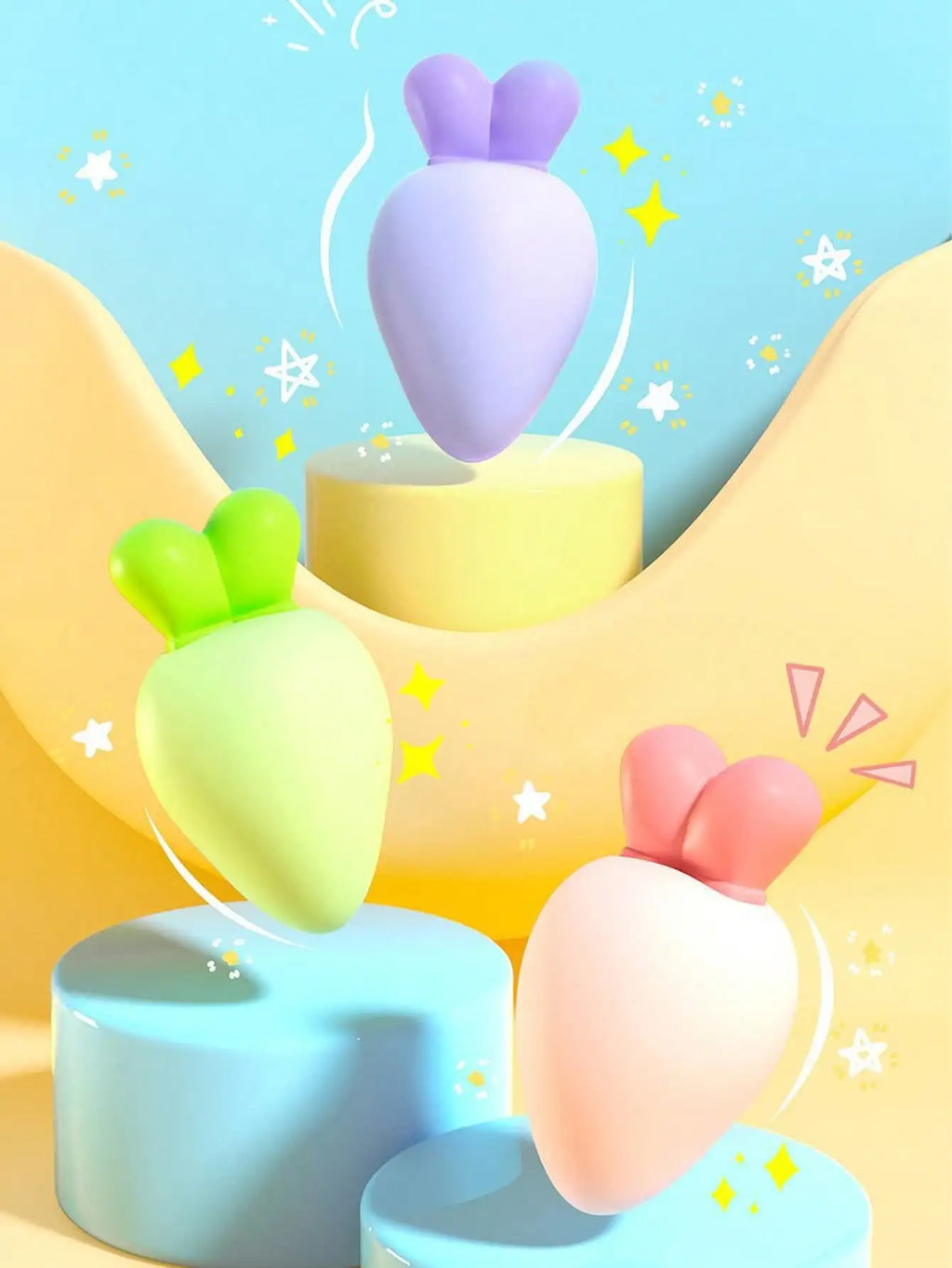 Cute Radish Ding Earplugs Noise Prevention Sleep Dormitory Qme