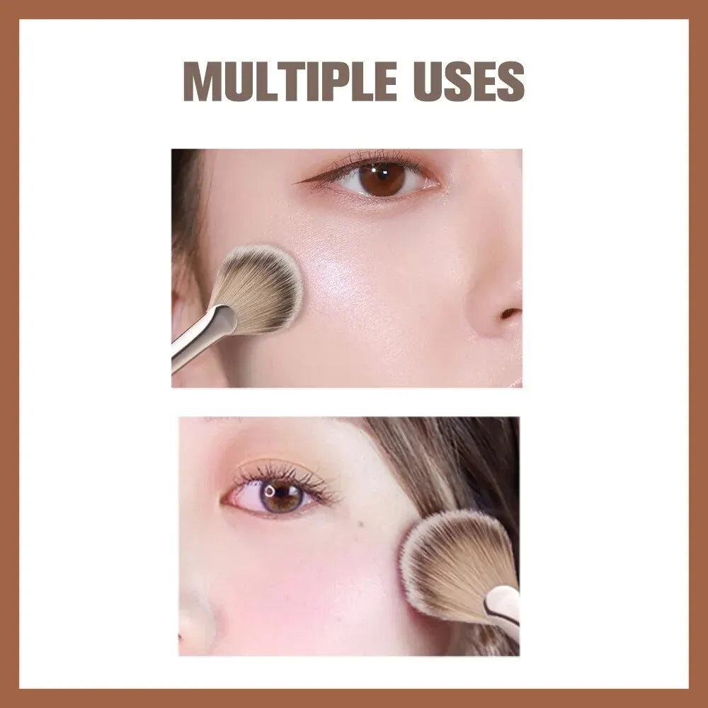 Highlighting Brush Soft Blusher Powder GECOMO Cosmetic 1 Make Up Qme