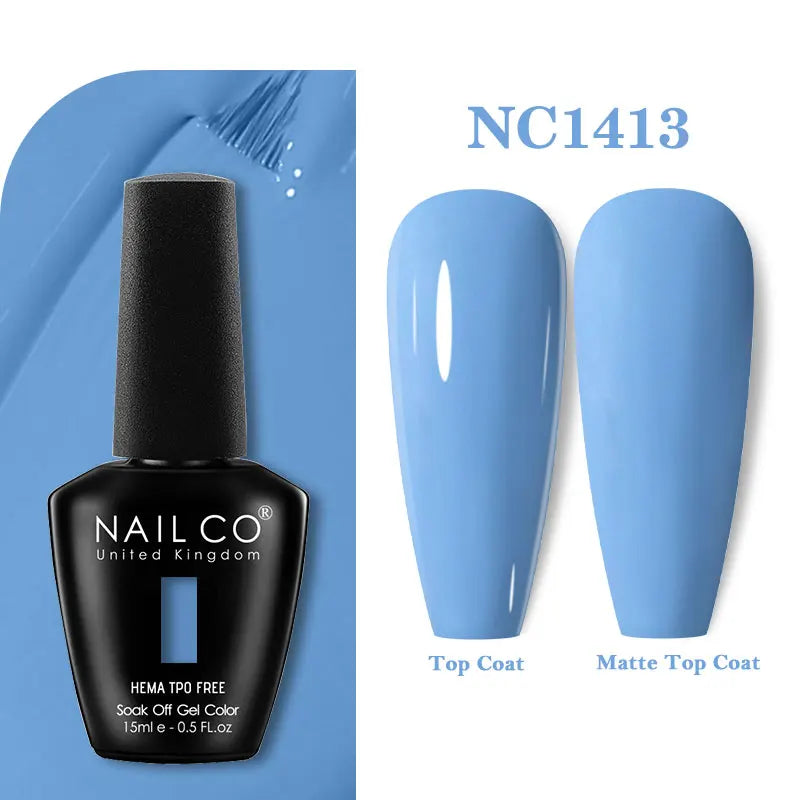 NAILCO Coat Base Gel Nail Polish Nails Art Semi Permanent Lacquer