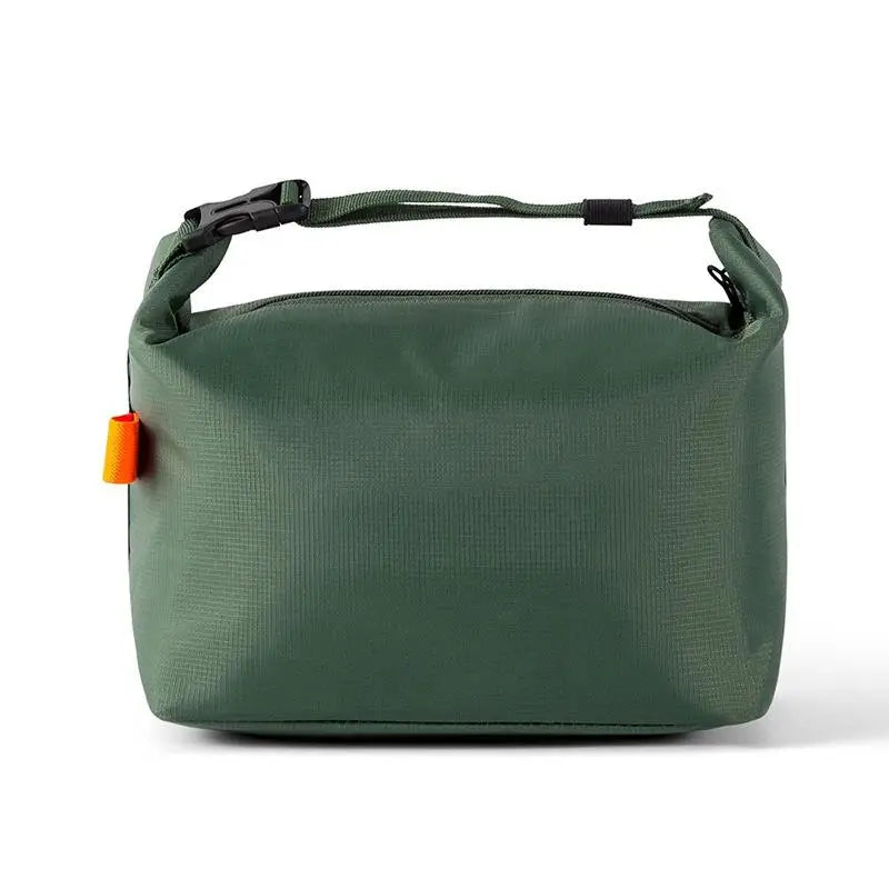 Lunch Insulated Bento Bag Aluminium Foil Lunchbox Ice Portable Dinner Qme Green