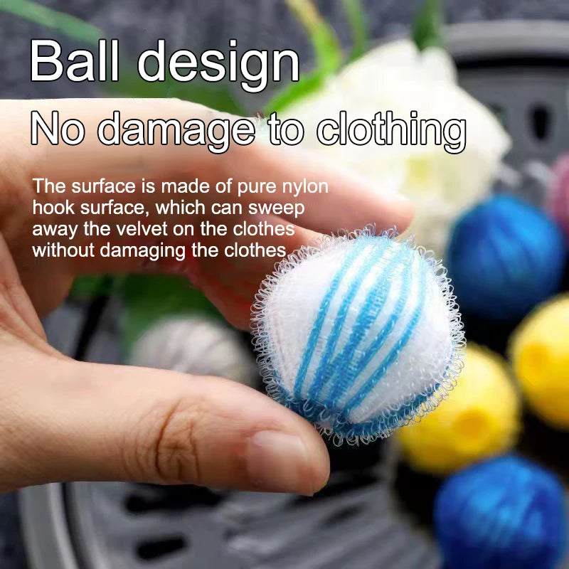 2/4pcs Pet Hair Remover Hair Catcher Reusable Clothes Filter Washing Machine Balls Clean Laundry Ball Washing Machine Accessory Qme