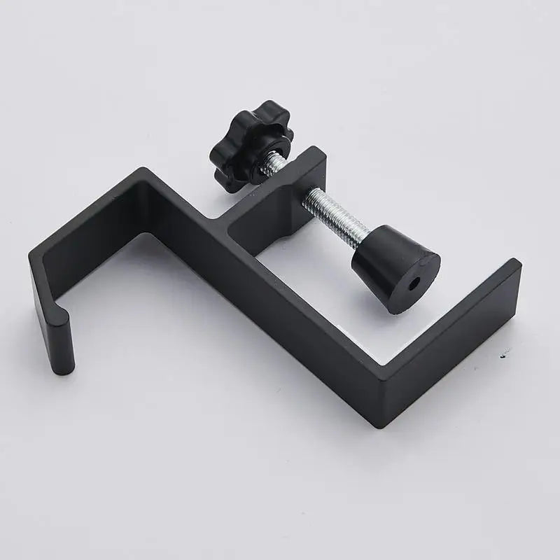 Multi-functional Table Edge Double Hook Punch-free Hanging Bag Hook Adjustable Desk Hanger Backpack Storage Hanging Hooks Holder Qme Black 1 Standard