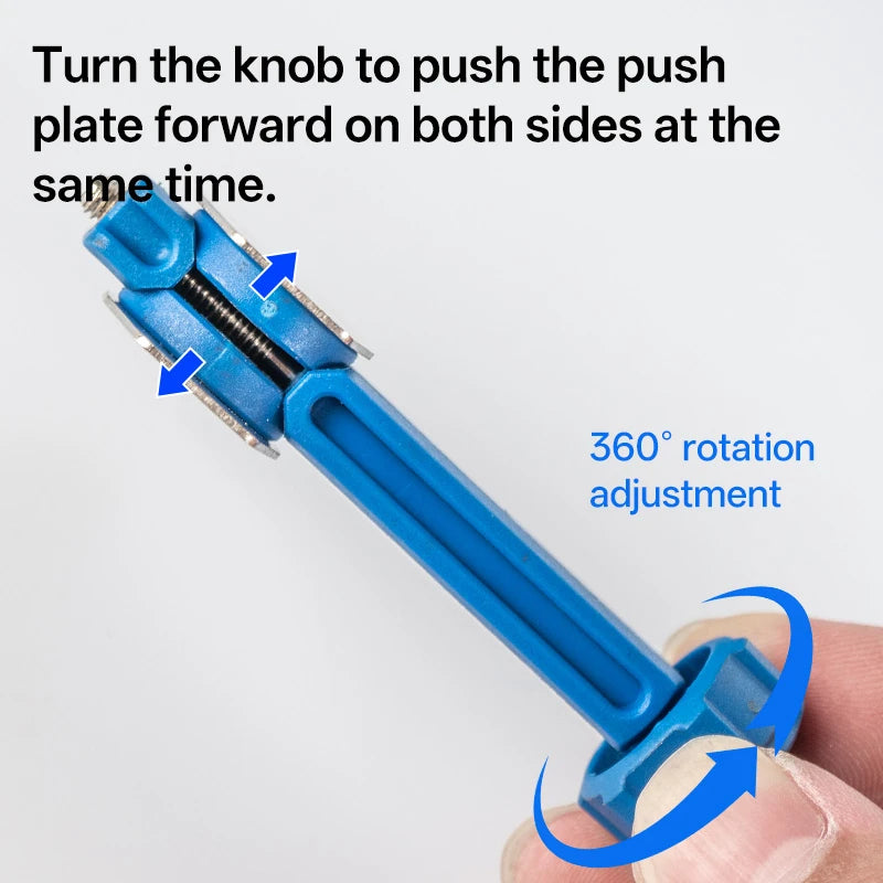 Steel Bicycle Brake Pad Spreader Tool 360 Rotatable Bike Oil Disc Qme