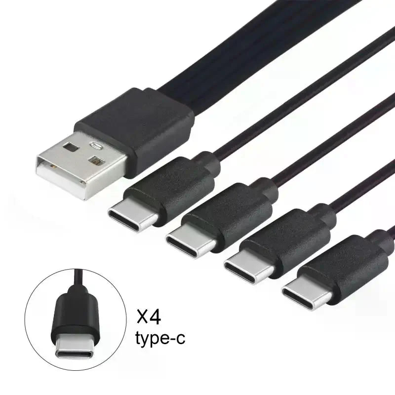 1 Multi-USB C Splitter Charging Cord Huawei Tablet Laptop USB Fast Qme