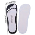 Disposable Tanning Slippers 11-inch Sticky Foot Pads Spray Tan Qme onesize