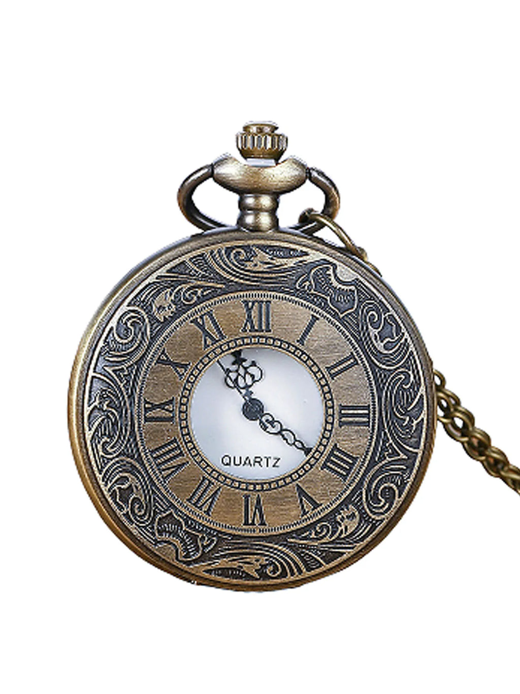 Personalized retro style pocket watch, fashionable, exquisite, versatile, creative hanging watch gift Qme Multicolor