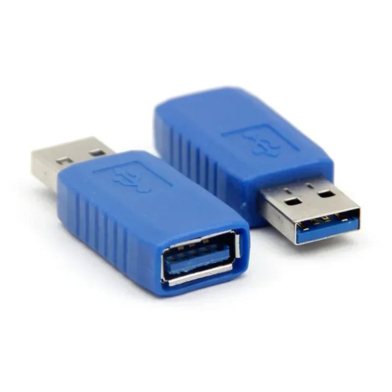 Standard USB 3.0 Connector Extender Type A Male To Female Adapter USB3.0 AM To AF Coupler Converter for Laptop PC Blue Qme