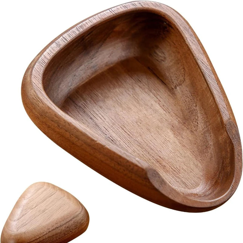 Walnut Coffee Weighing Bean Plate Anti-static Powder Qme