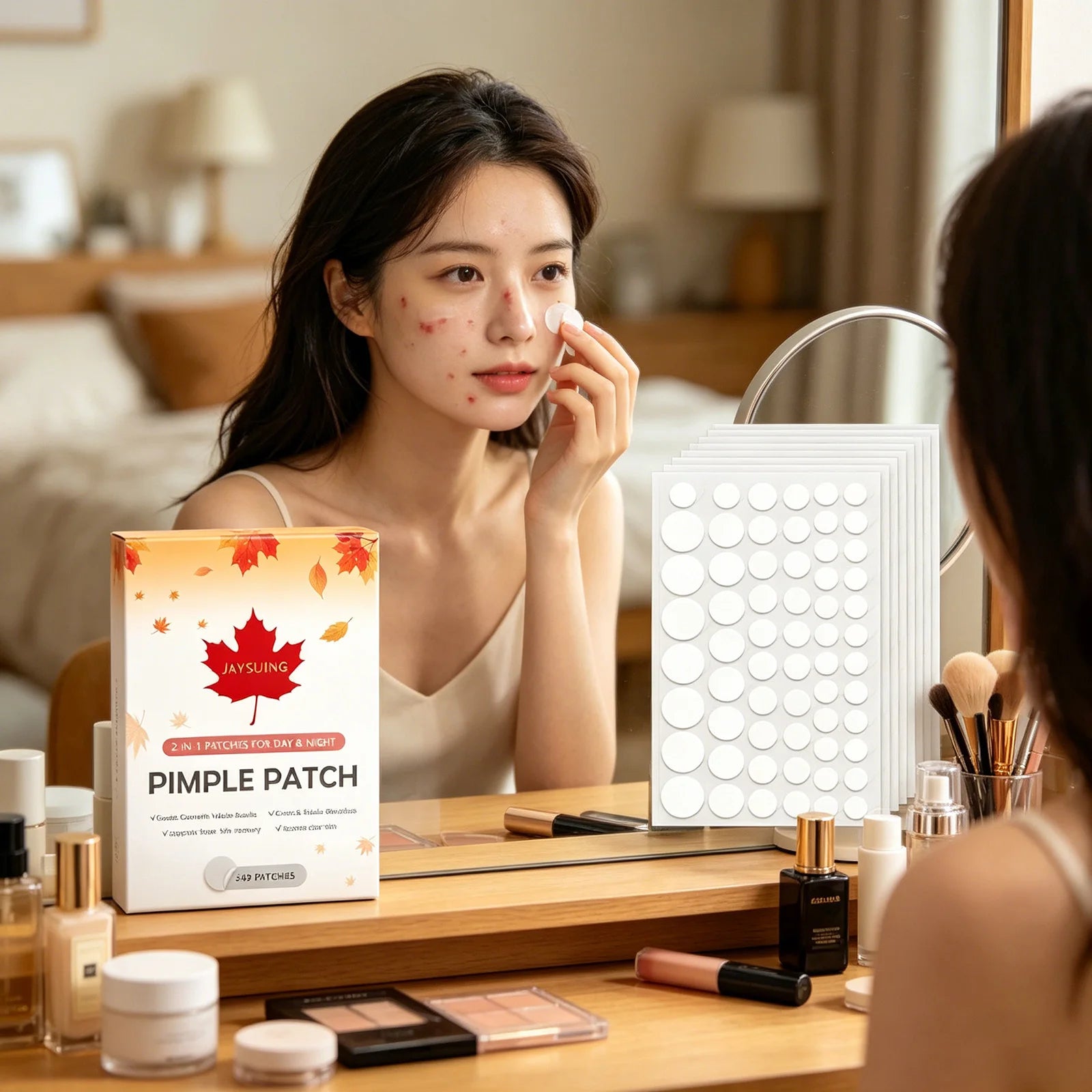 Pimple Patches Improves Facial Blemishes Effectively Remove Acne Pimples Covering Heals Skin Waterproof Invisible Acne Stickers Qme