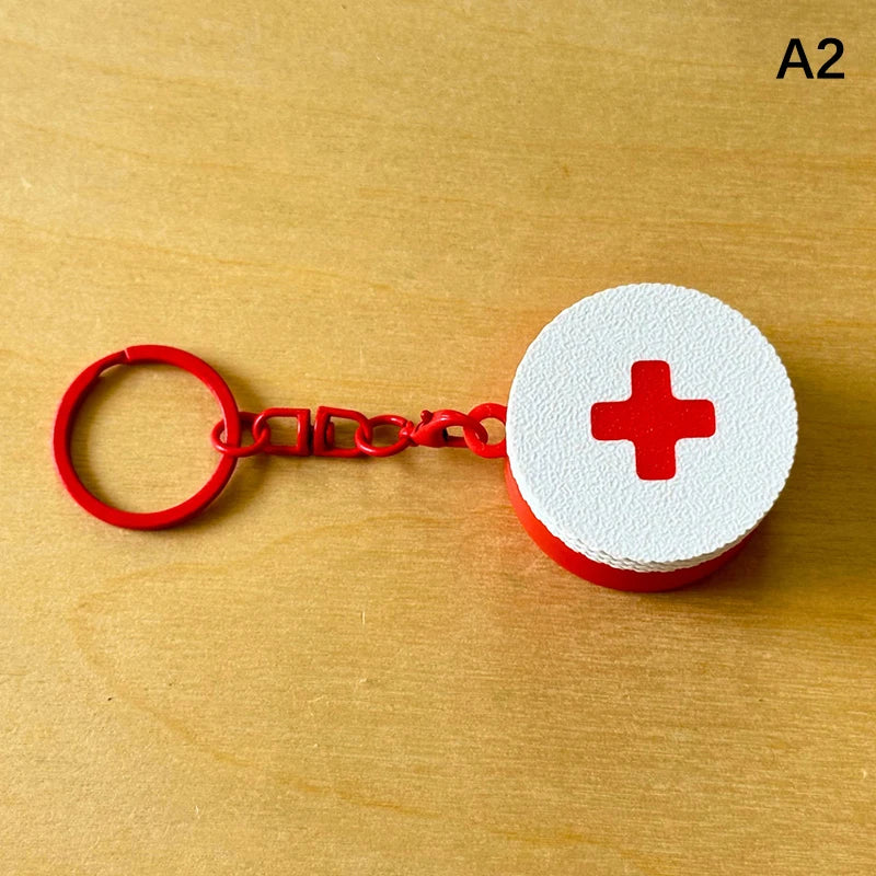 Plastic Medicine Case Pill Holder Daily Use Emergencies Mini Sliding Qme A2