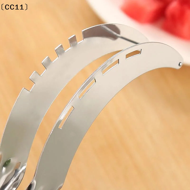 Stainless Steel Windmill Watermelon Cutter Artifact Salad Fruit Qme