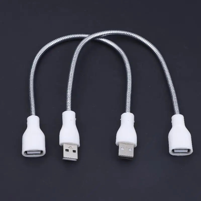 USB Extension Cable LED Light Fan Power Supply Adapter Male Female Qme