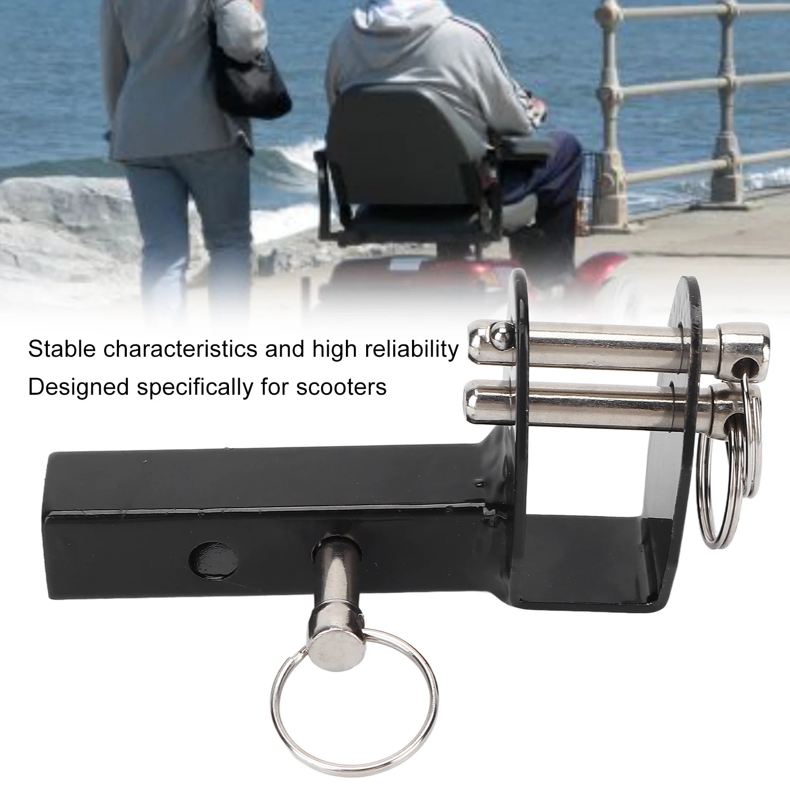 Professional Mobility Scooter Rear Mounting Bracket Aluminium Alloy Scooter Replacement Accessory Scooter Replacement Accessory Qme