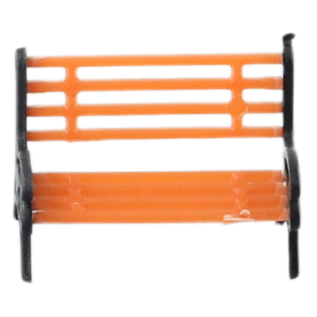 10Pcs 1:87 HO Scale Model Train Bench Chairs Settee Street Park Railway Layout Plastic Crafts Home Decoration Children Toys Qme