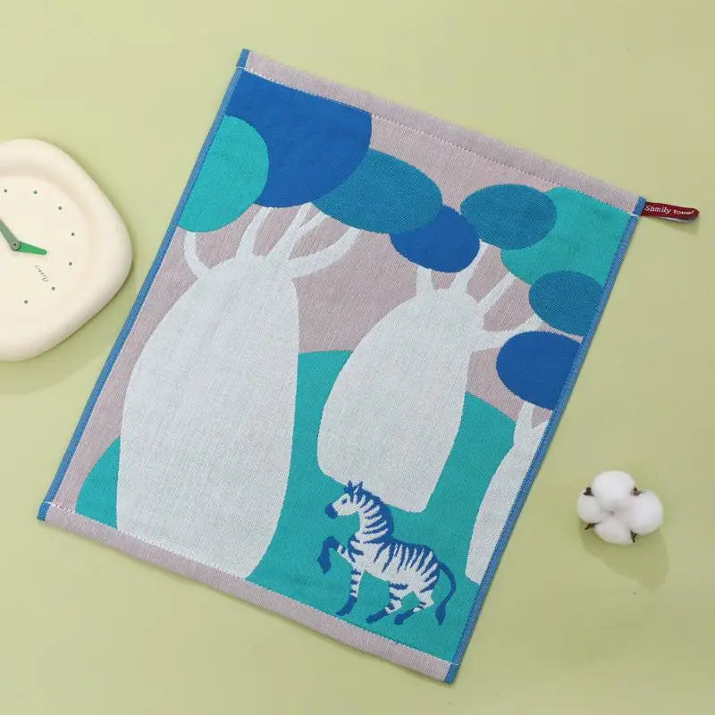 Pure Cotton Square Towel Home Restaurant Kitchen Gauze Dishcloth Tea Qme A16