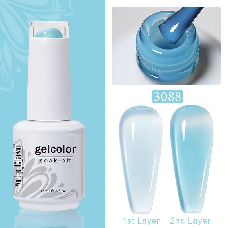 Arte Clavo Macaron Spring Series Gel Nail Polish Pigment Semi