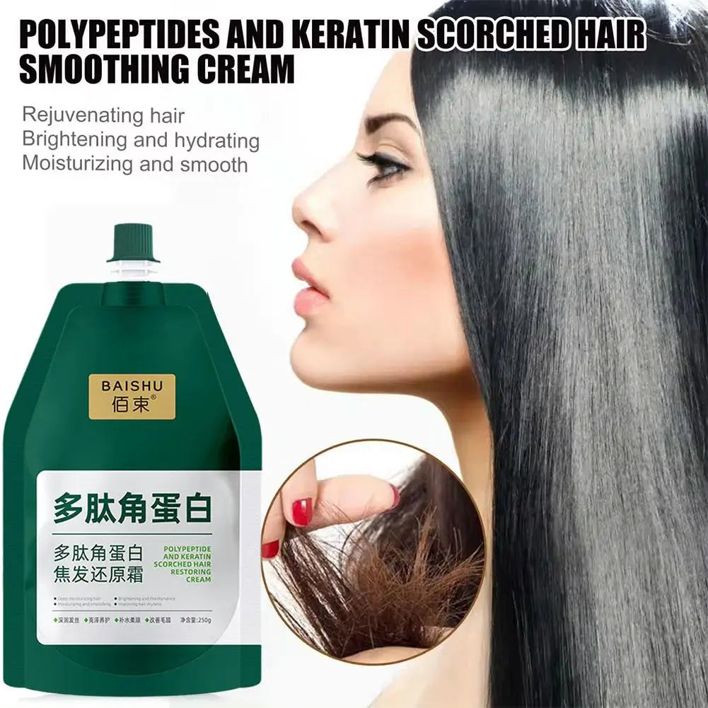 Collagen Hair Mask Polypeptide Peptide Keratin Oil Control Qme