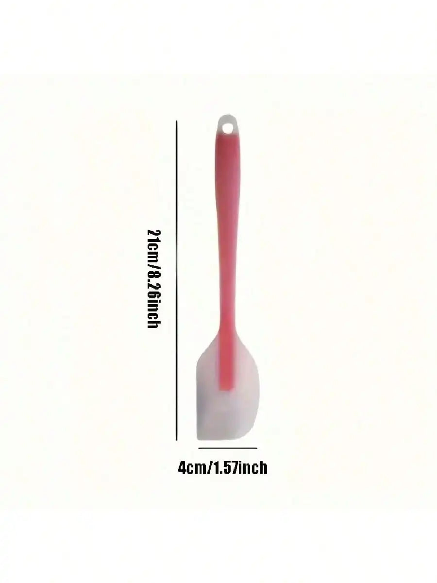 1 2 3 4 Mini Silicone Spatula Temperature Resistant Cream Mixing Qme