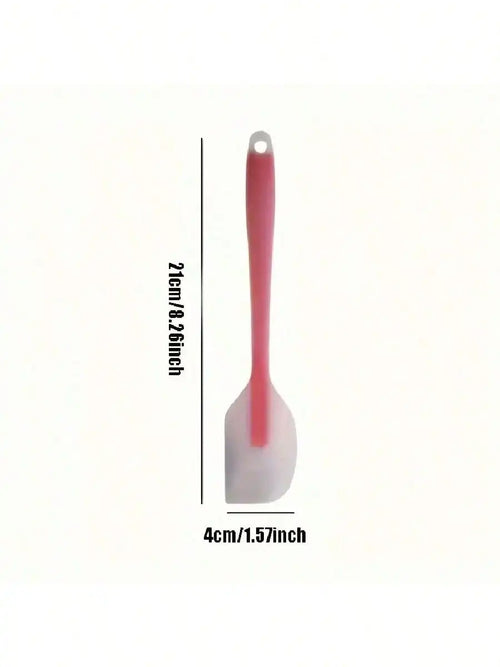1 2 3 4 Mini Silicone Spatula Temperature Resistant Cream Mixing Qme