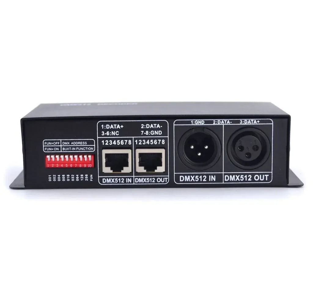 3-channel DMX512 Decoder LED Controller RGB Stage Light Project DMX512 Master Qme