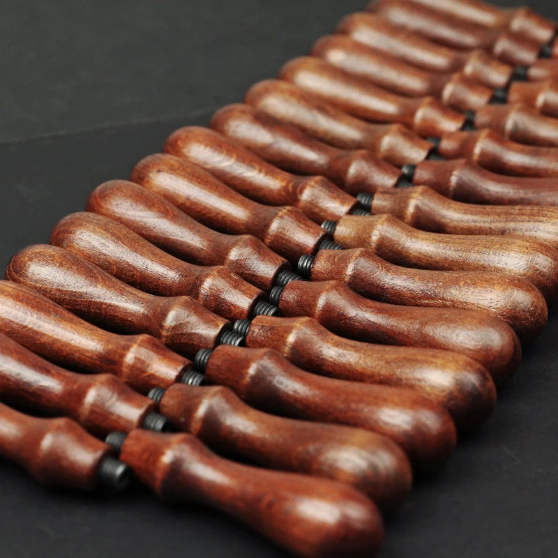 1 Pcs Lacquer Seal Wooden Handle DIY Handicraft Tool Retro Envelope Sealing Handle Wax Tool 8X2cm Roller Stamp Decoration Qme