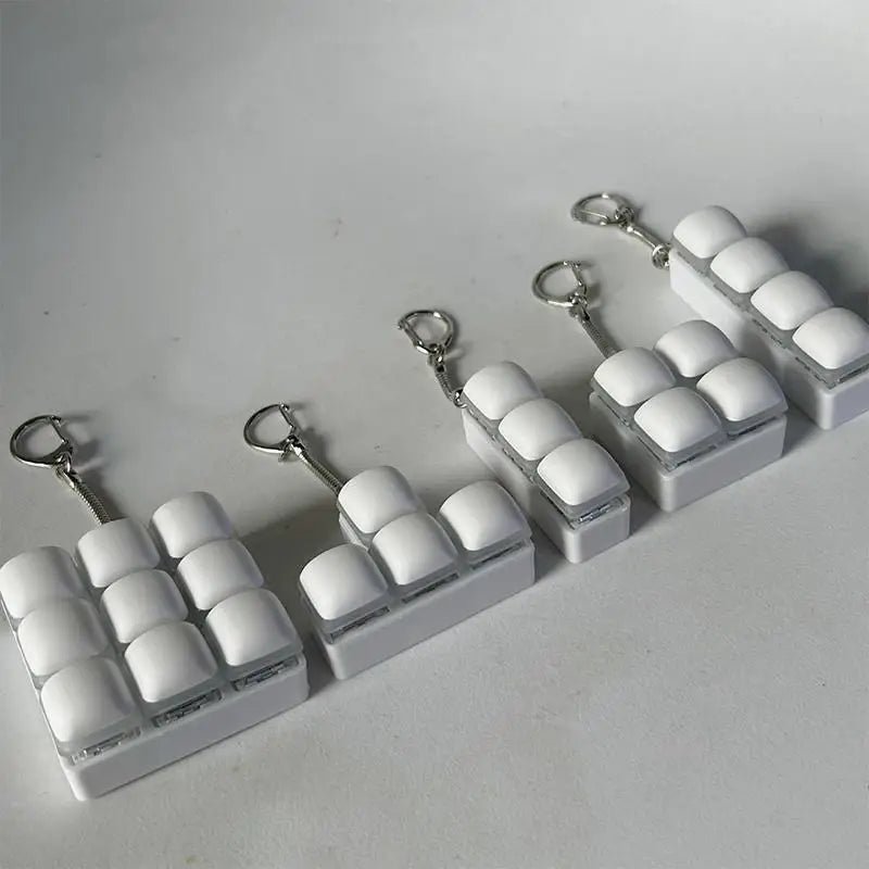 Bread Design Fidget Keychain Key Button Keycap Finger Keyboard Cap Qme