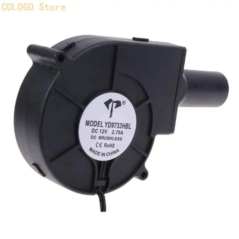 DC12v 2 7A 9733 Barbecue Grill Centrifugal Blower Air Outlet Large Qme