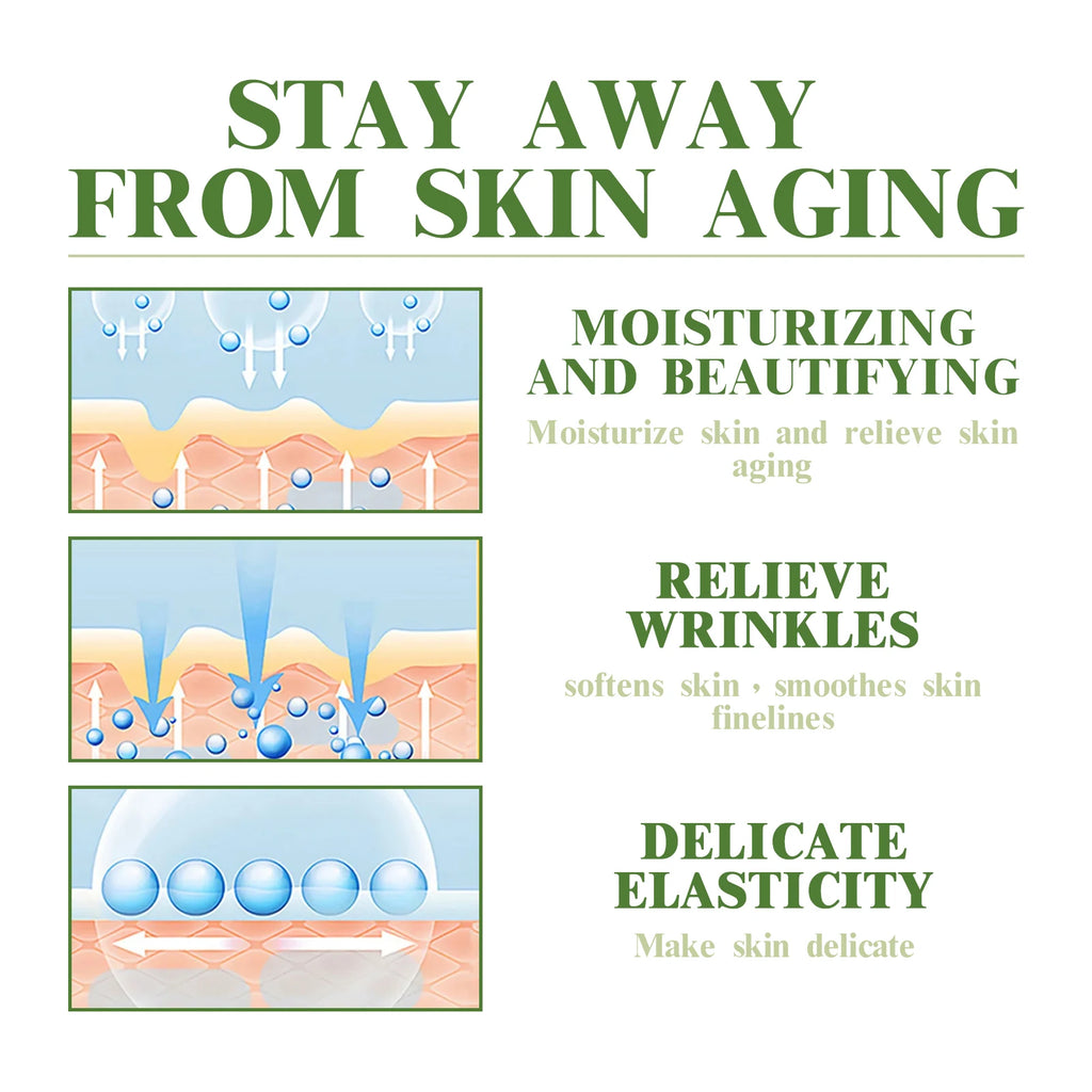 Hyaluronic Acid Face Cream Deep Hydrating & Plumping Firming Brightening Shrink Pores Moisturizing Smoothing Collagen Face Cream Qme