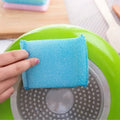 4Pcs Dishwashing Sponges Thick Durable Sponge Cleaning Wipes Kitchen Cleaning Scouring Pads Kitchenware Cleaning Sponge Blocks Qme Random color 4Pcs
