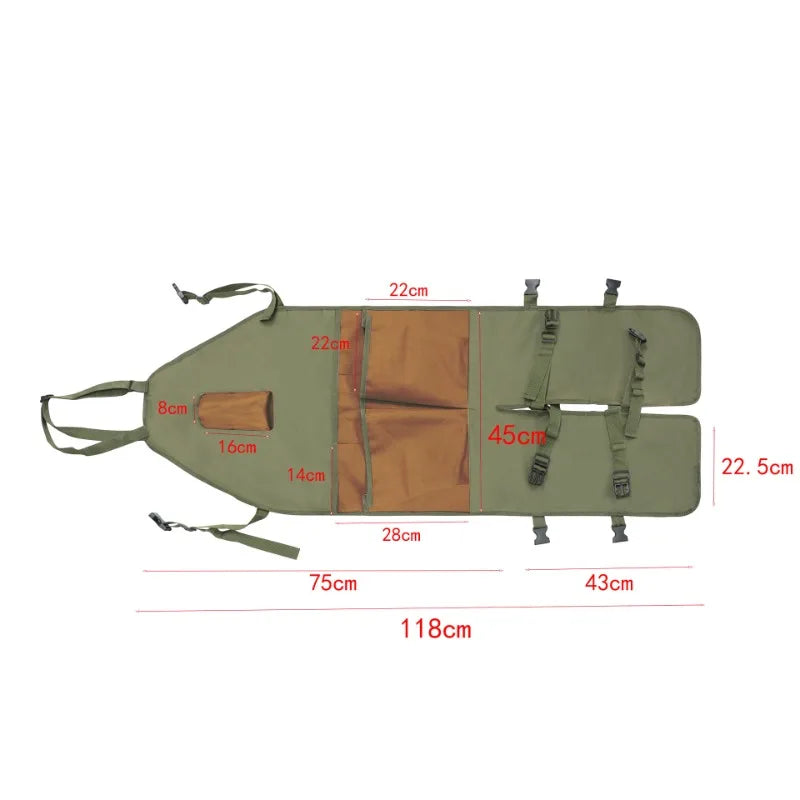 Garden Leg Gaiter Apron Pockets Waterproof Dirt Protection Pruning Qme