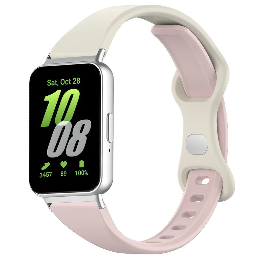 Strap for Galaxy Fit 3 Watch Strap Samsung Girls Adapter Woman Accessories Strap Band Bracelet Silicone Women Bracelet Qme ApSandP for Galaxy Fit 3